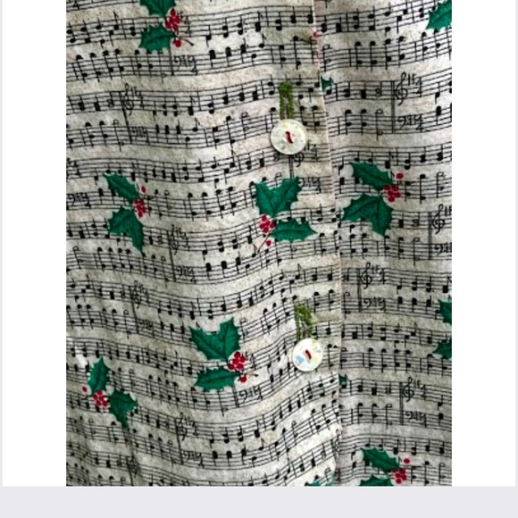 🎁🇨🇦Handcrafted reversible Xmas-music theme vest vintage,new suitable for gift - Picture 8 of 16